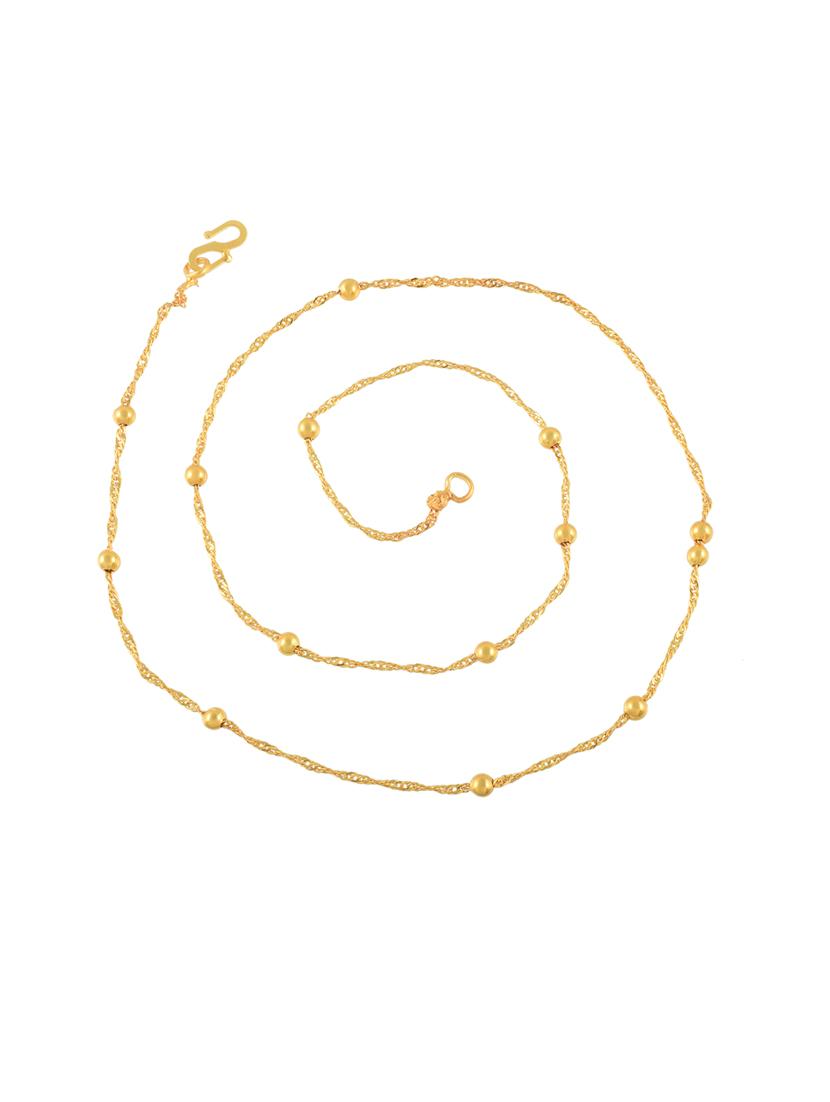 men gold plated chain necklace - 19718363 - Standard Image - 2