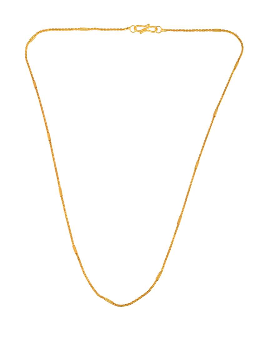 gold plated chain necklace