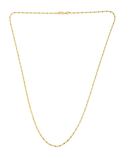 gold plated chain necklace - 19718374 - Standard Image - 0