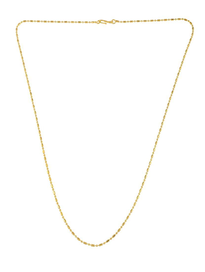 gold plated chain necklace - 19718374 - Zoom Image - 0