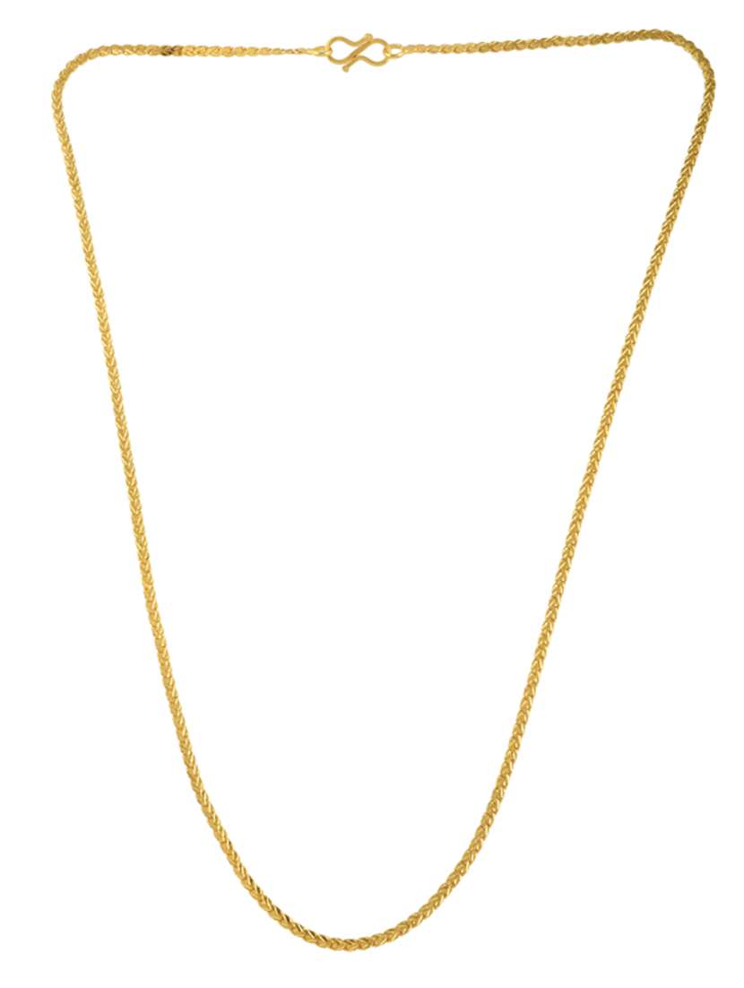 gold plated chain necklace