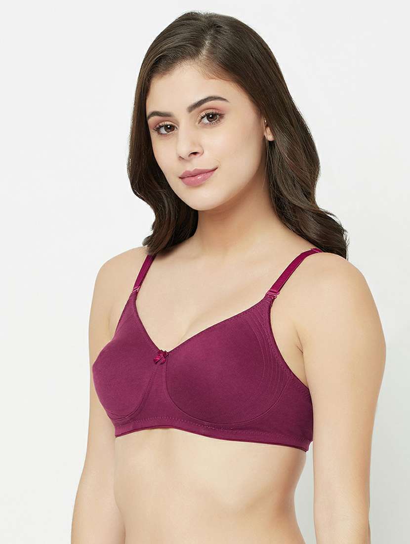 purple cotton tshirt bra - 19718400 -  Standard Image - 2