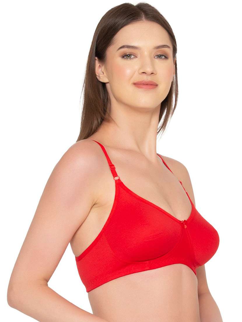 red cotton tshirt bra - 19718418 -  Standard Image - 2