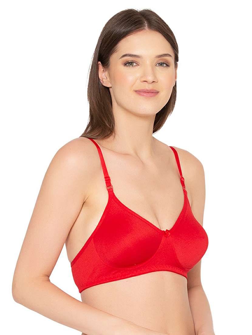 red cotton tshirt bra - 19718427 -  Standard Image - 2