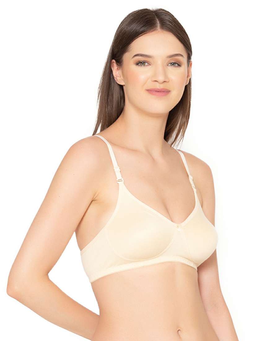 beige cotton tshirt bra - 19718428 -  Standard Image - 2