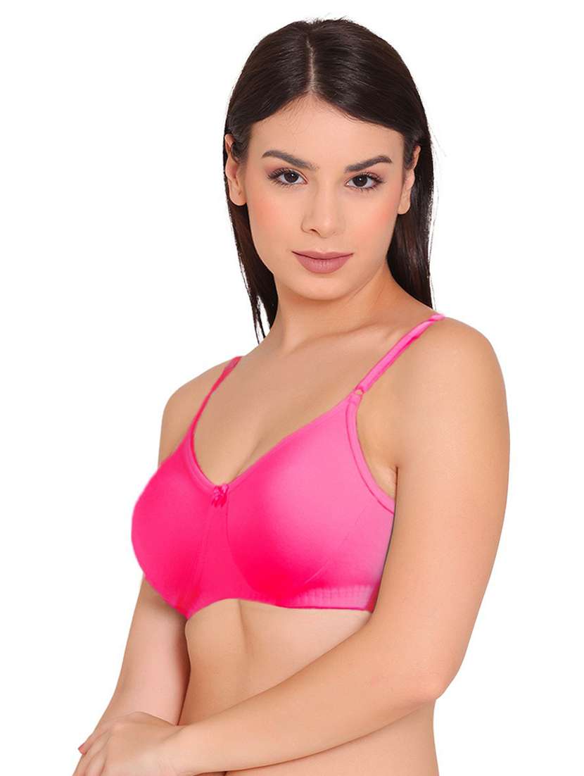 pink cotton tshirt bra - 19718438 -  Standard Image - 2
