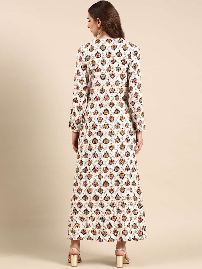 women's flared kurta - 19719219 - Standard Image - 2