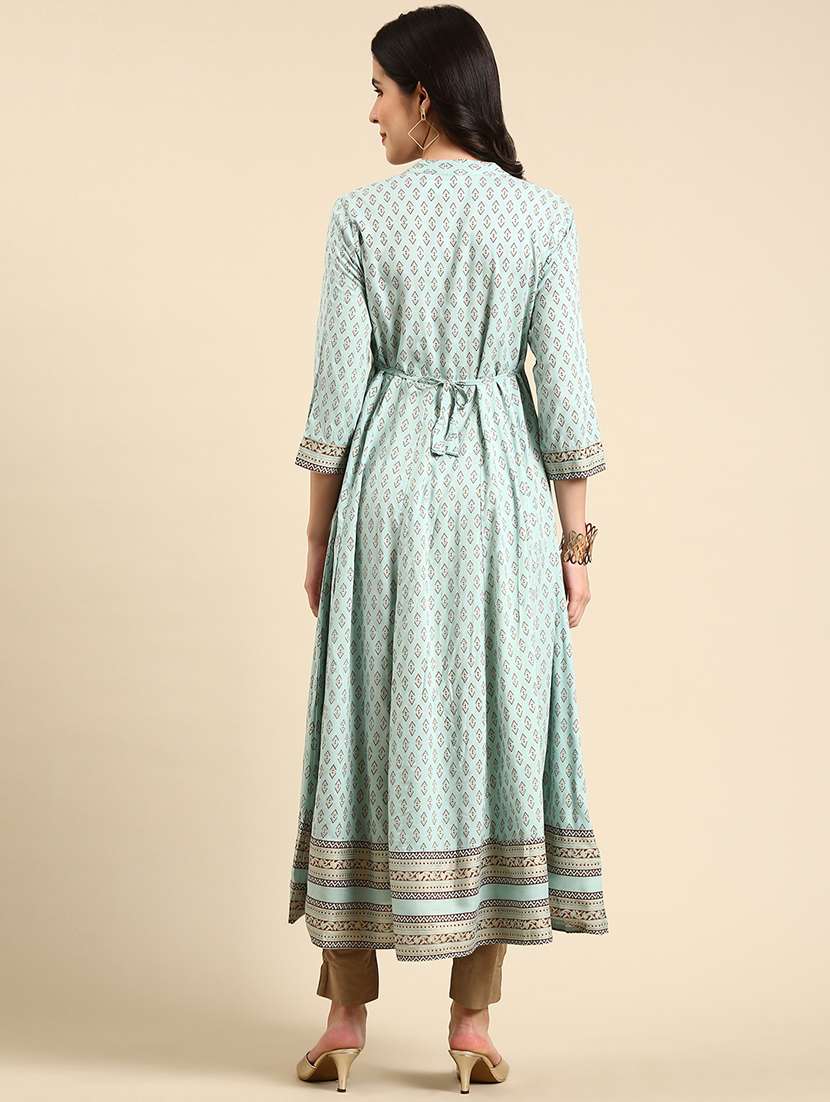 women's flared kurta - 19719220 - Standard Image - 2