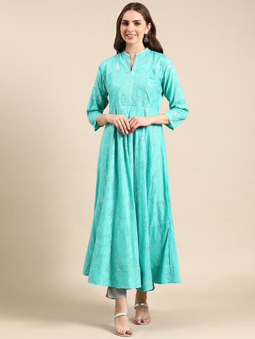 women's flared kurta - 19719225 - Standard Image - 0