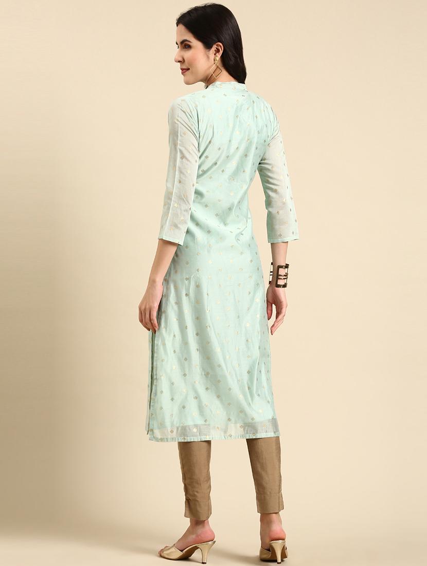 women's front slit kurta - 19719227 - Standard Image - 2