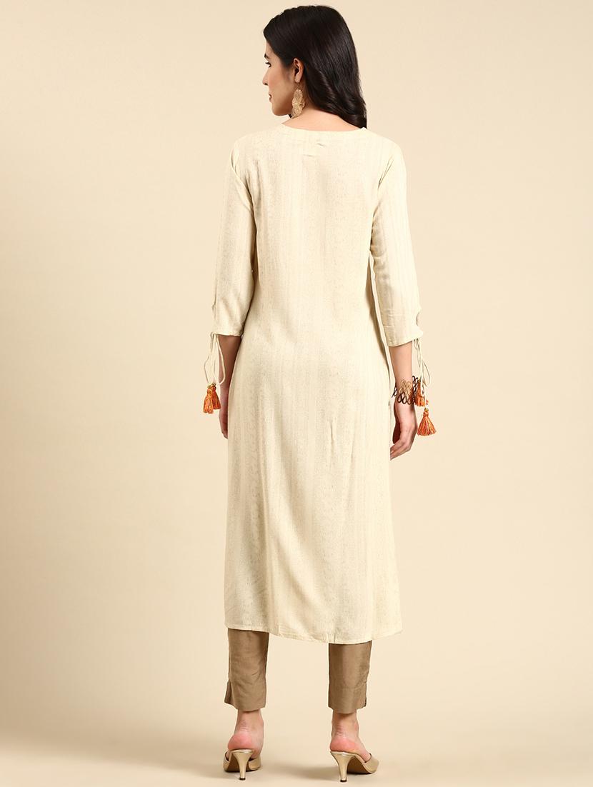 women's straight kurta - 19719244 - Standard Image - 2