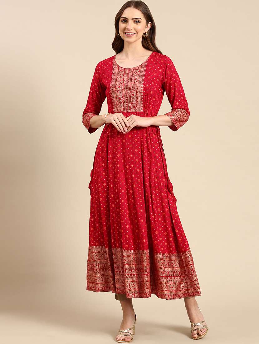 women's flared kurta