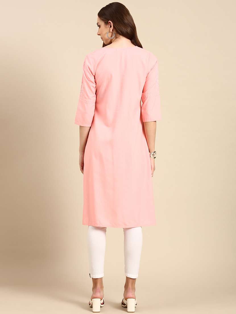 women's straight kurta - 19719260 -  Standard Image - 2