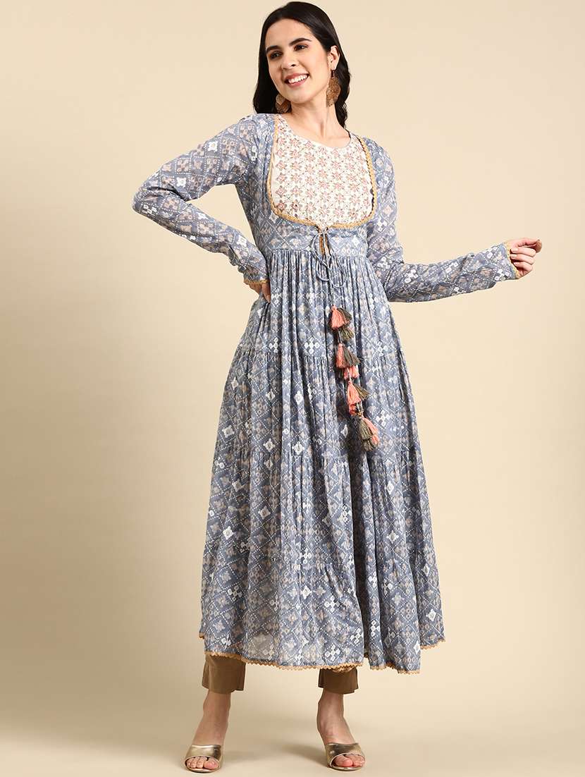 women's tiered kurta