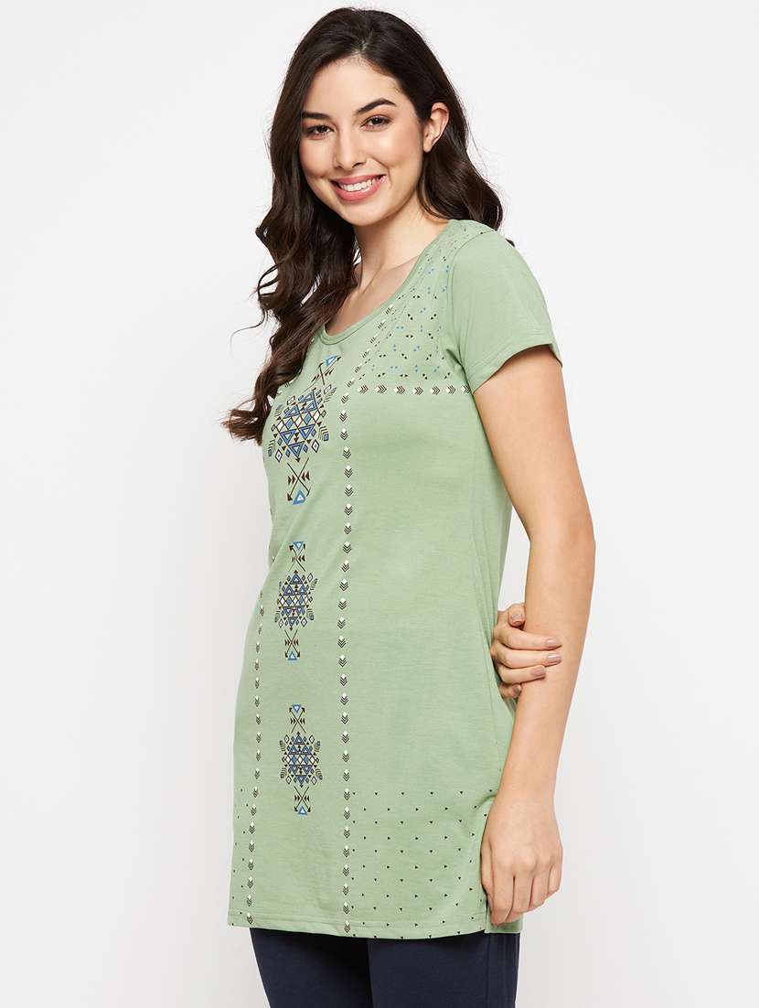 green cotton regular tshirt - 19719917 -  Standard Image - 2