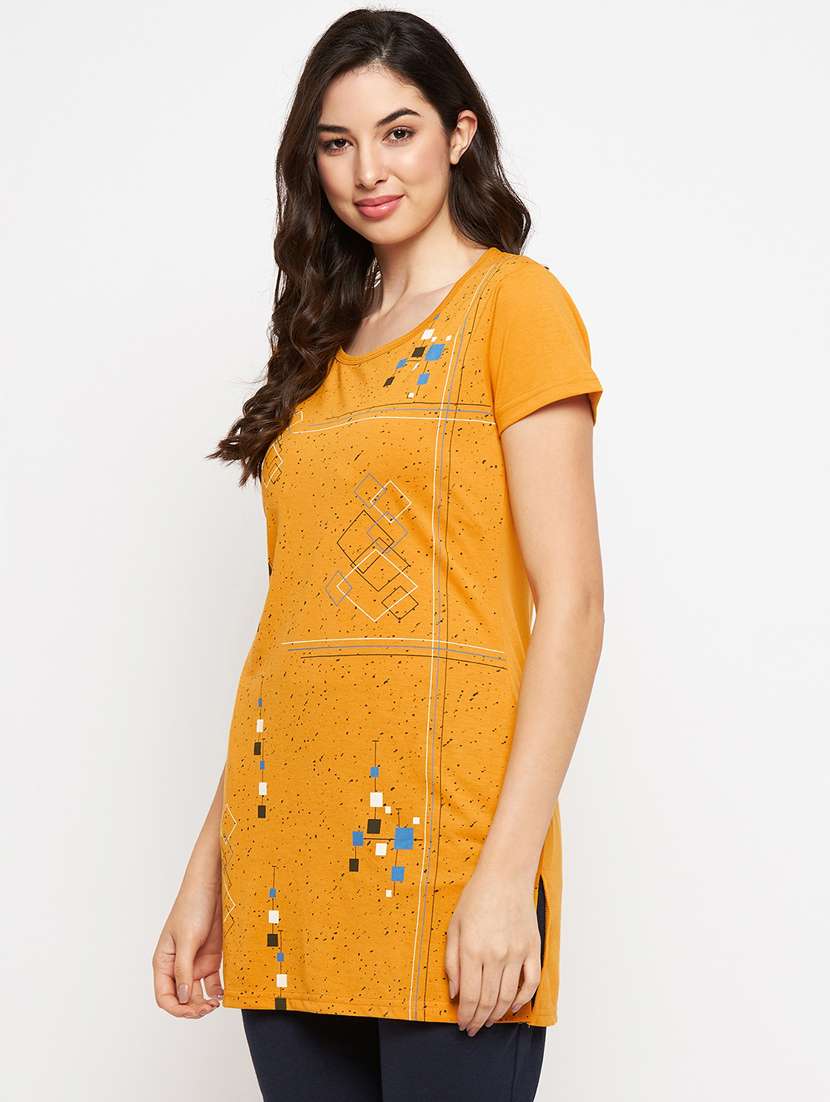 yellow cotton regular tshirt - 19719920 -  Standard Image - 2