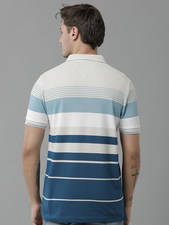 striped polo t-shirt - 19720150 - Standard Image - 2