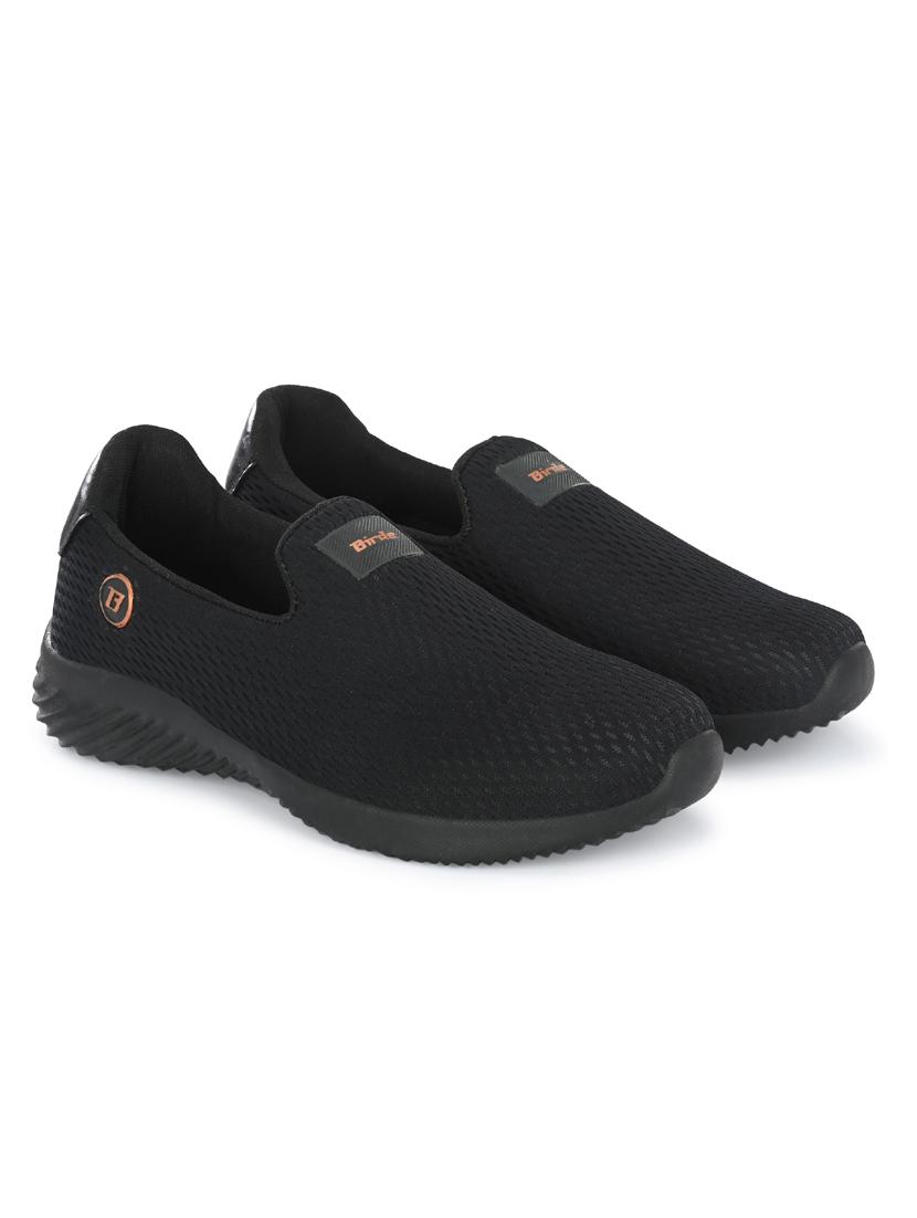 black slip on casual shoe - 19720461 - Zoom Image - 0