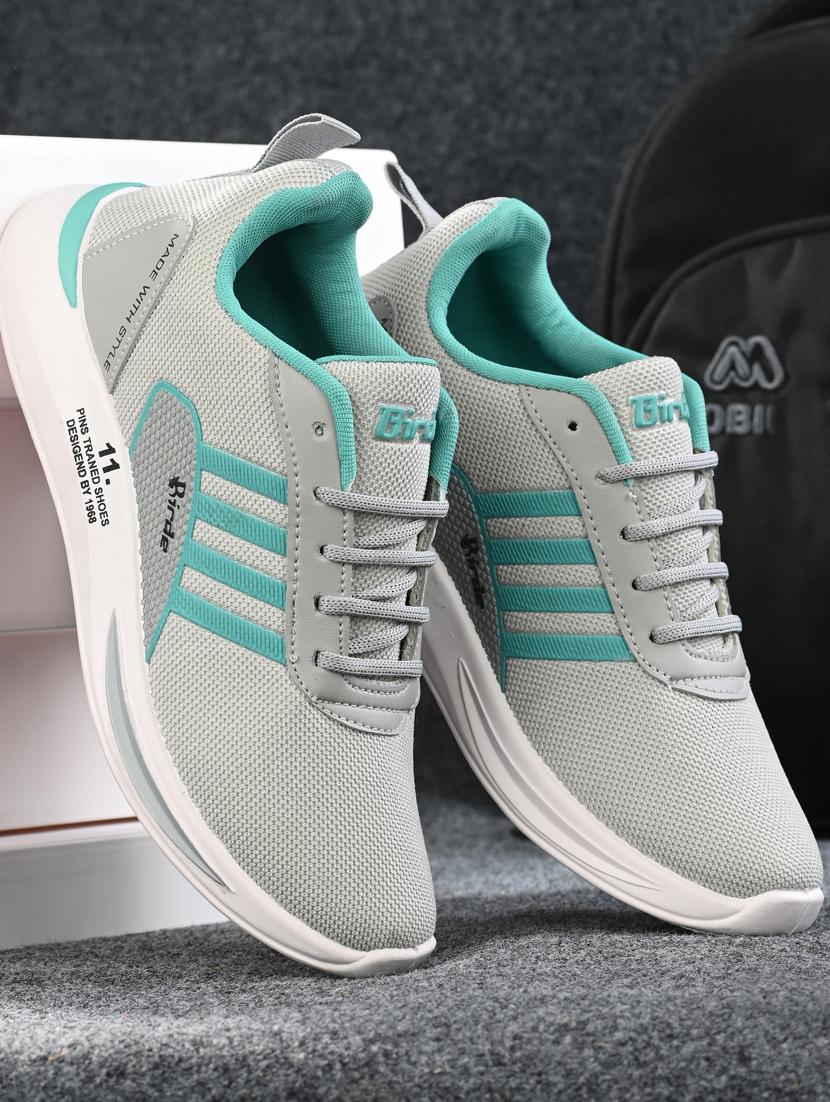 grey lcae up sport shoe - 19720587 -  Zoom Image - 0