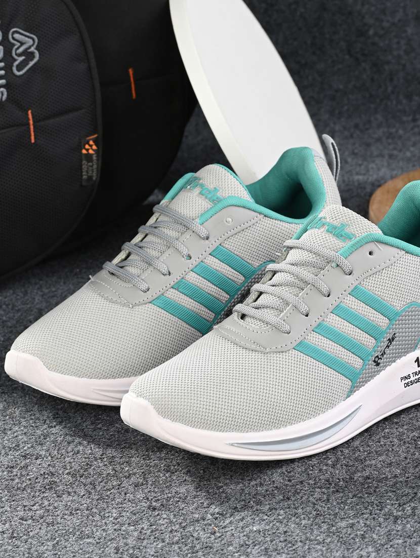 Grey Lcae Up Sport Shoe