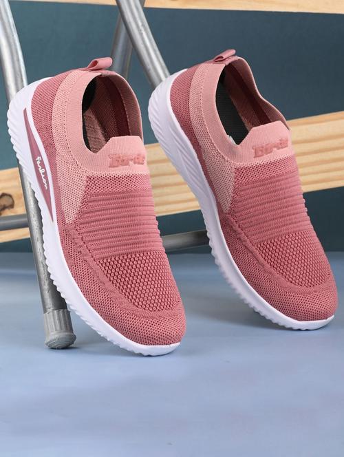 pink solid slip on casual shoe - 19720932 - Standard Image - 0
