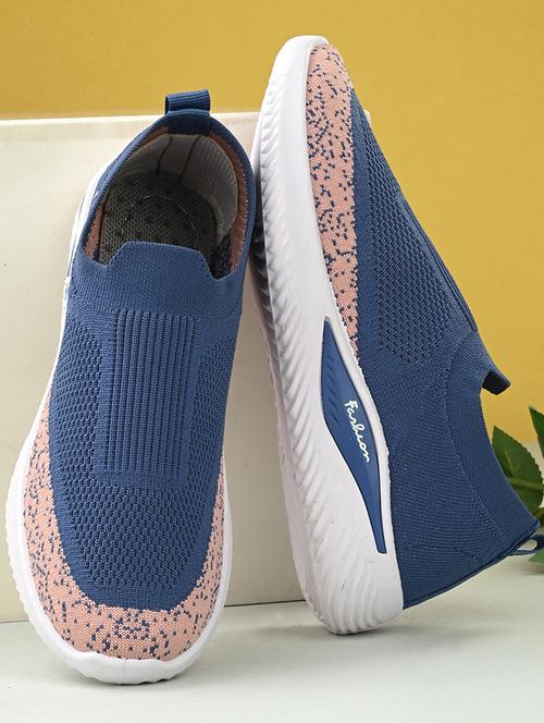 multi color color block slip on shoe - 19720940 -  Standard Image - 0