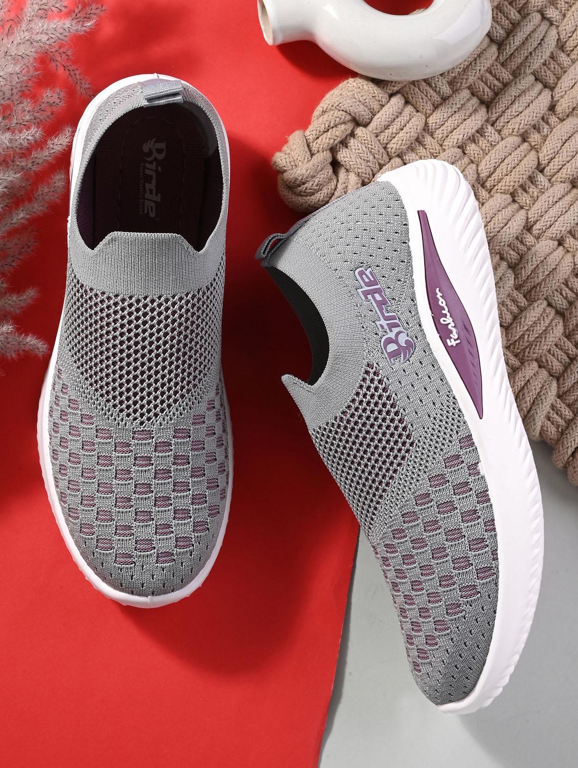 grey solid slip on shoe - 19720942 - Zoom Image - 0