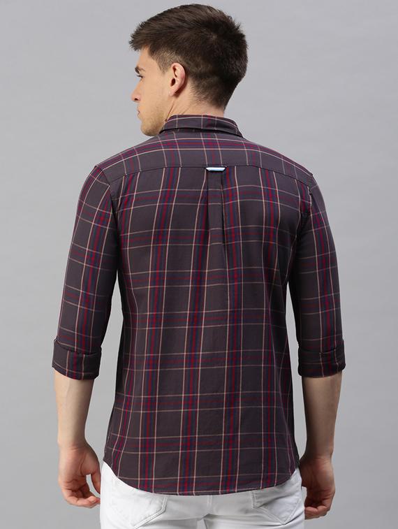 mens checks casual shirt - 19722564 - Standard Image - 2