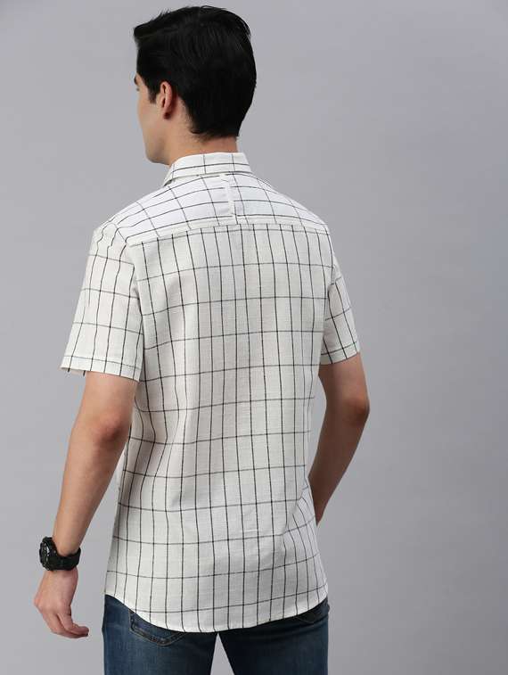 mens checks casual shirt - 19722584 - Standard Image - 2