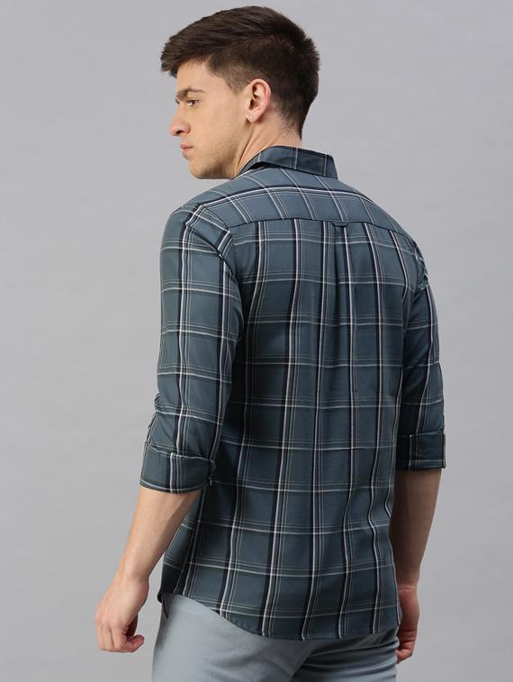 mens checks casual shirt - 19722615 - Standard Image - 2
