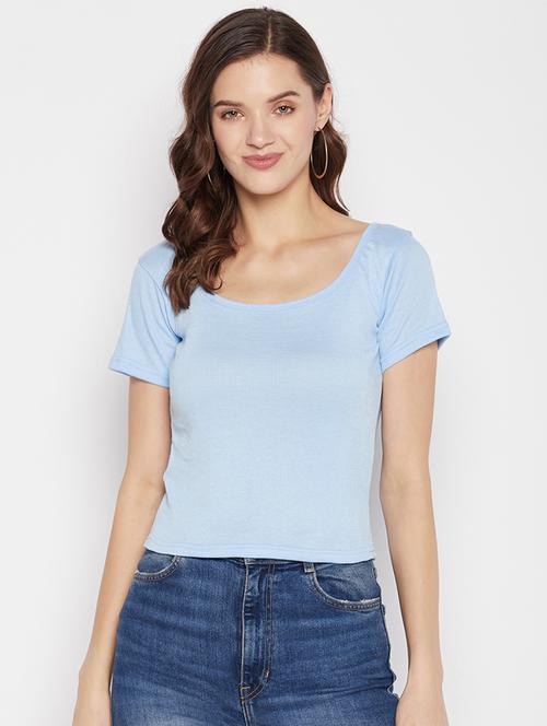 women's regular scoop neck top - 19723822 -  Standard Image - 0