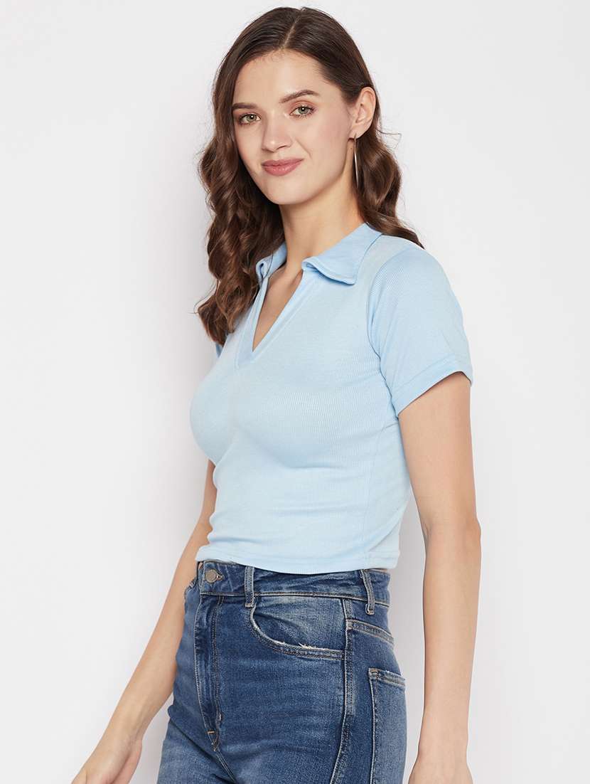 women's regular collared top - 19723841 -  Standard Image - 2