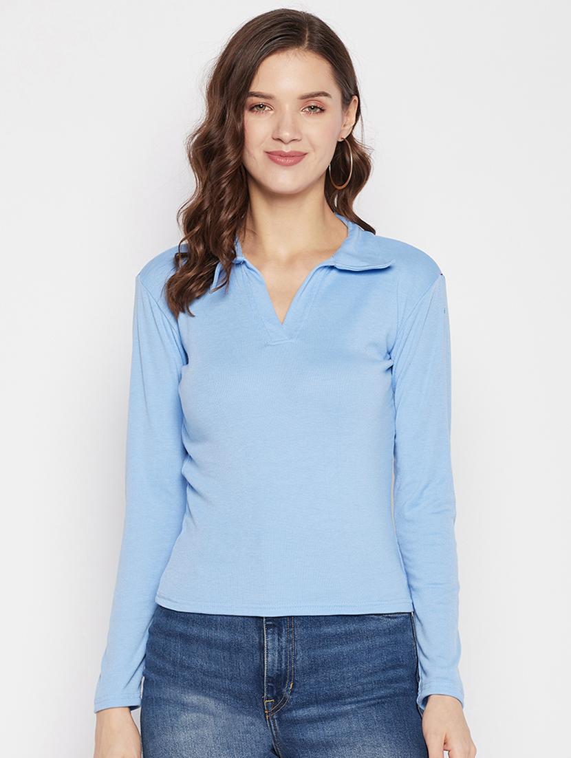 women's regular collared top - 19723851 -  Zoom Image - 0