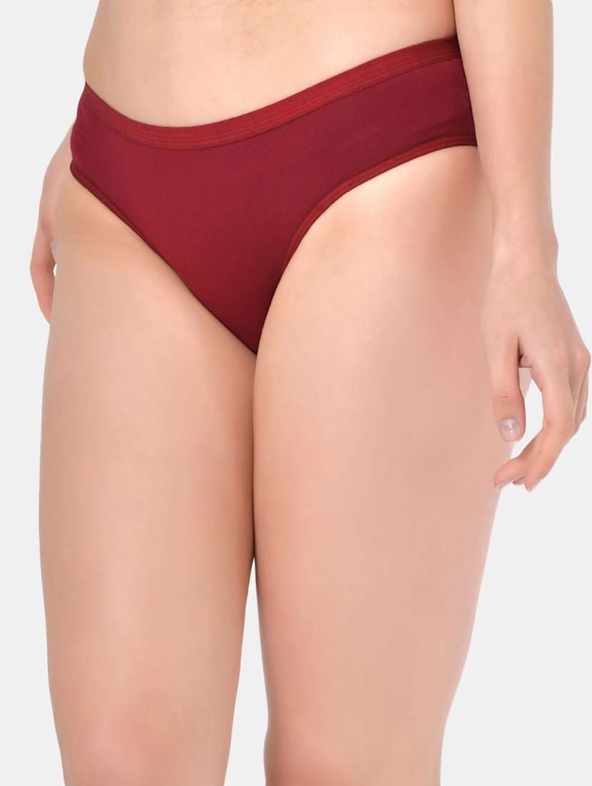 pack of 3 solid bikini panty - 19724514 -  Standard Image - 2