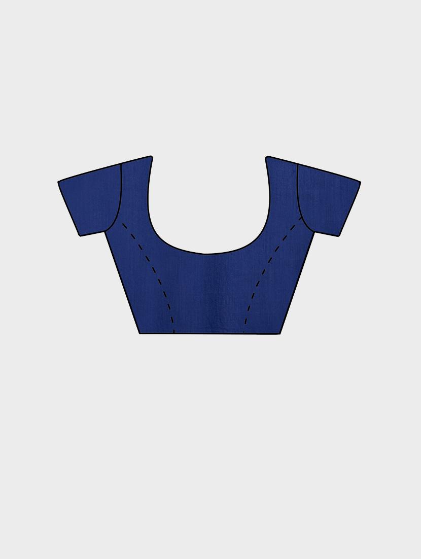 ruffled plain sareee with blouse - 19726557 - Standard Image - 2