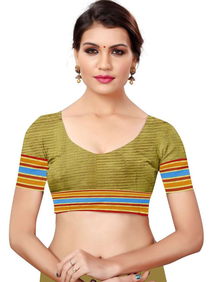 self designed printed saree with blouse - 19727132 - Standard Image - 2