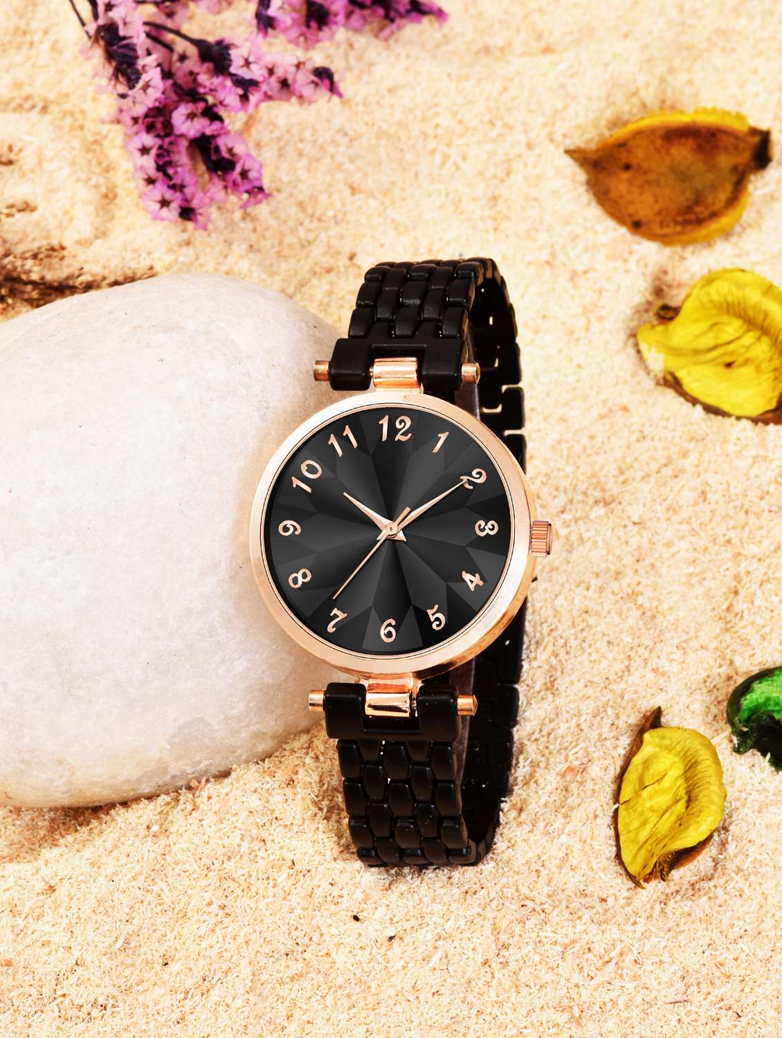 Lorenz Classic Black Analogue Women's Wrist Watch 