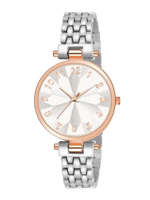 lorenz classic silver analogue women's wrist watch | as-128a - 19730861 - Standard Image - 0