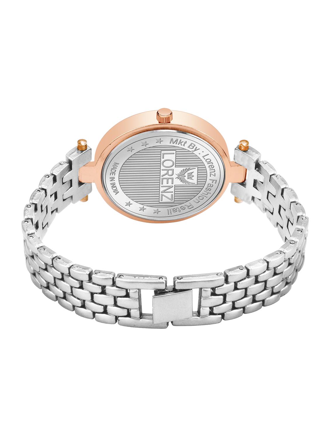 lorenz classic silver analogue women's wrist watch | as-128a - 19730861 - Standard Image - 2