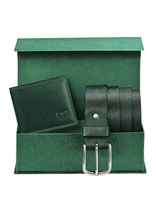 leather wallet with belt - 19731830 - Standard Image - 0