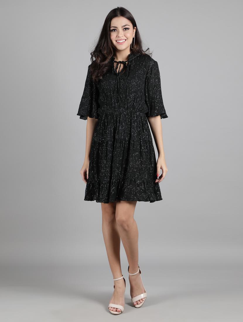 women's tiered knee length dress - 19734119 - Zoom Image - 0