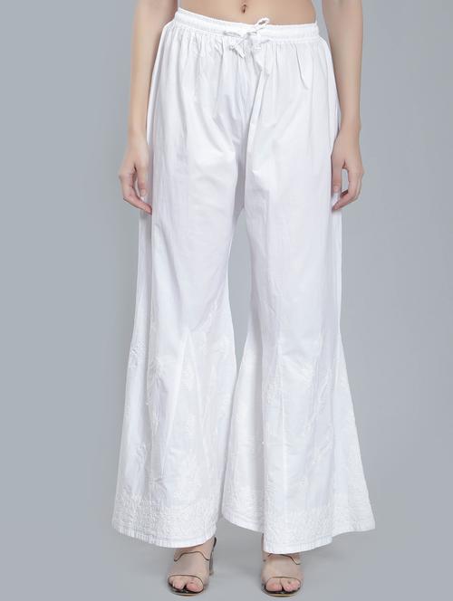 floral flared palazzo - 19734251 -  Standard Image - 0