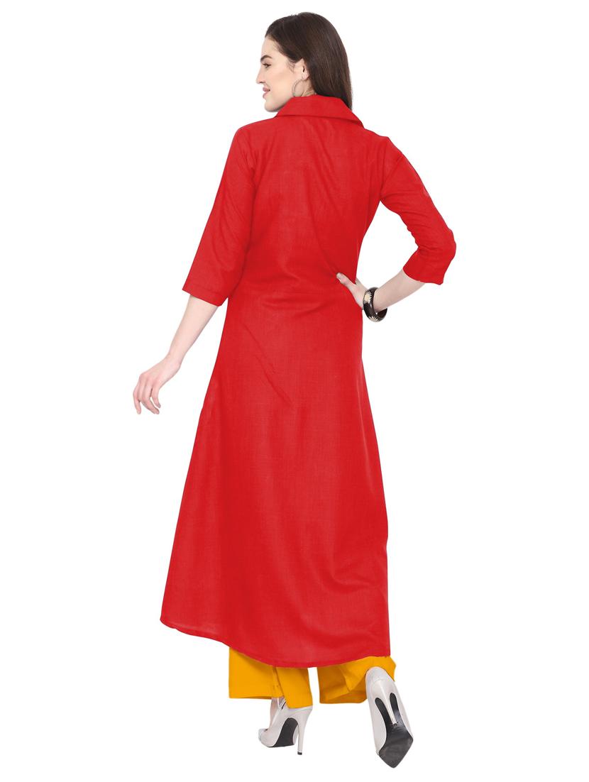 solid kurta palazzo set - 19735735 - Standard Image - 2