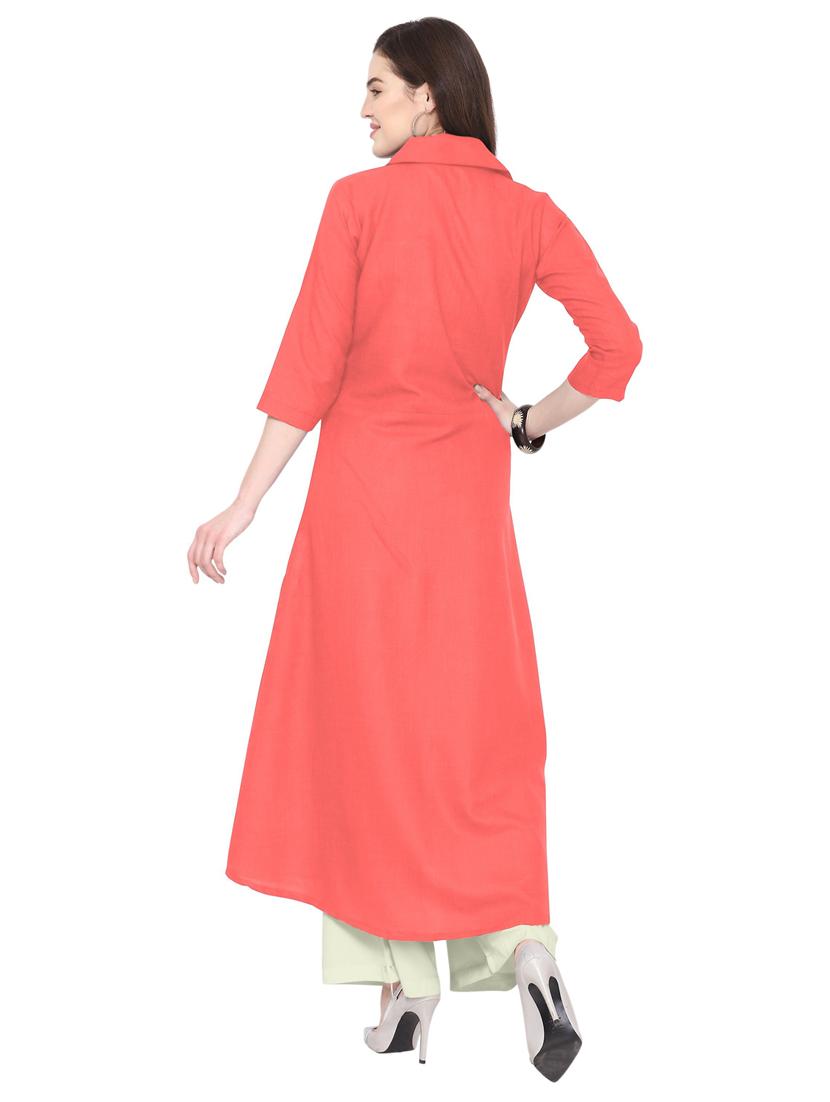 solid kurta palazzo set - 19735773 - Standard Image - 2