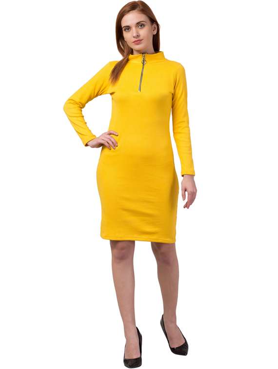 women's shift solid dress