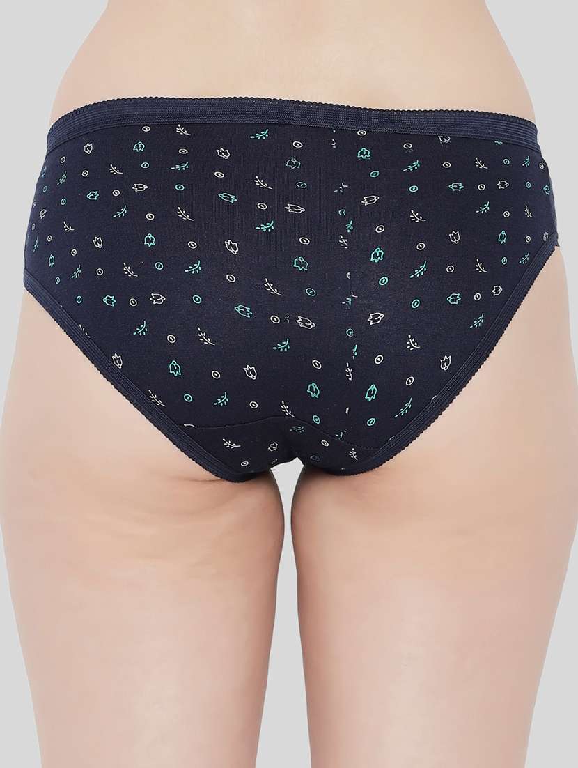 dark blue cotton bikini panty - 19738597 -  Standard Image - 2