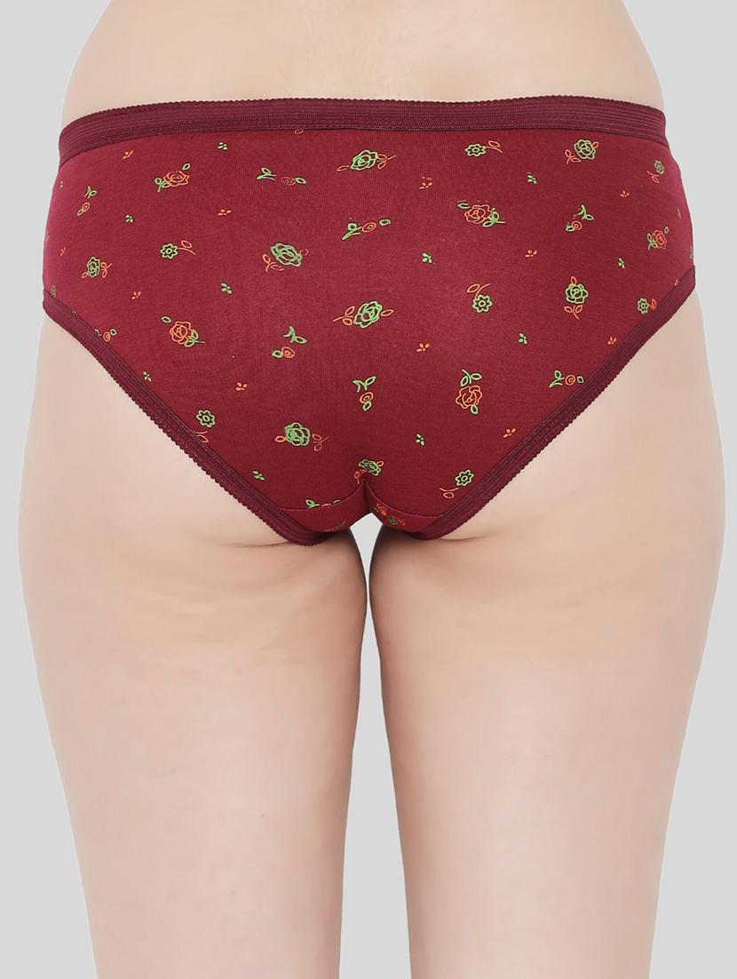 red cotton bikini panty - 19738599 - Standard Image - 2