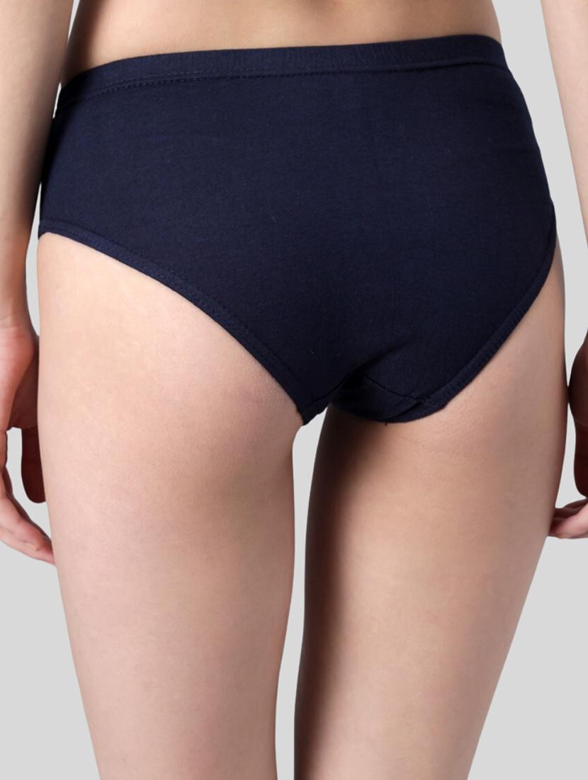 dark blue cotton bikini panty - 19738603 - Standard Image - 2