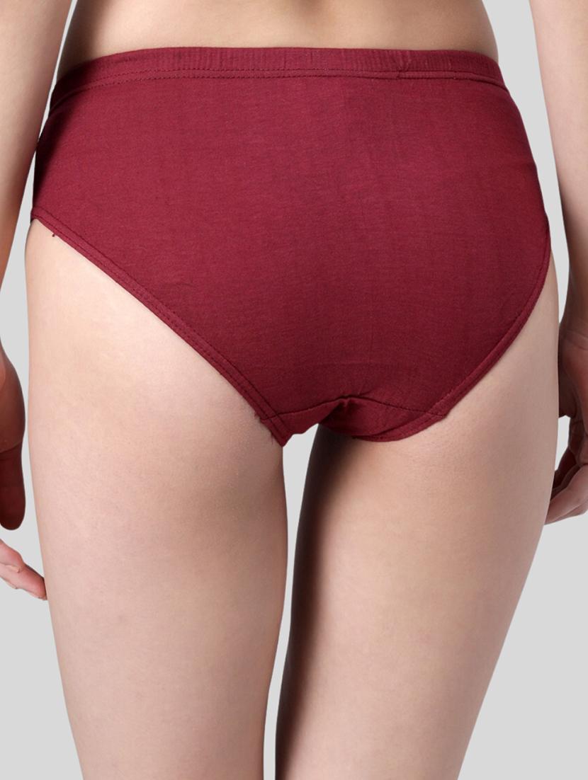 red cotton bikini panty - 19738605 - Standard Image - 2