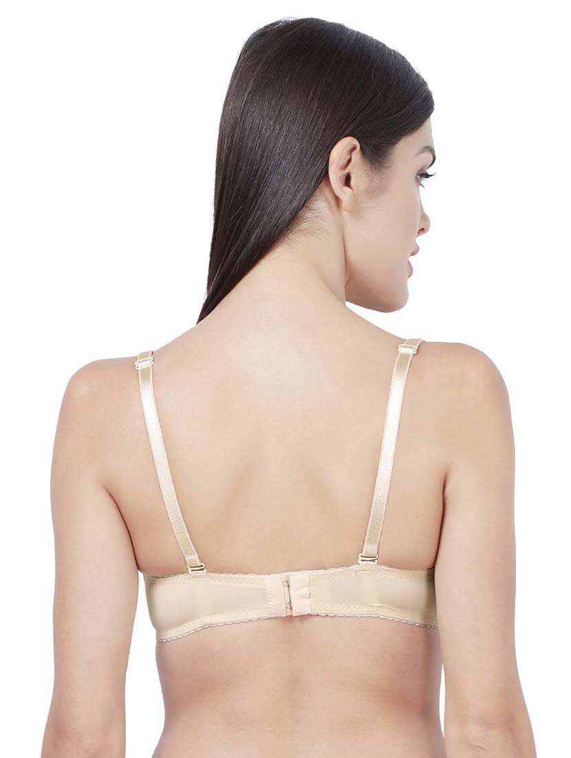 beige nylon balconette bra - 19740073 -  Standard Image - 2